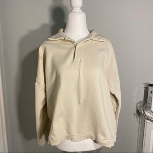 Brandy Melville Light Yellow Archer Sweater
